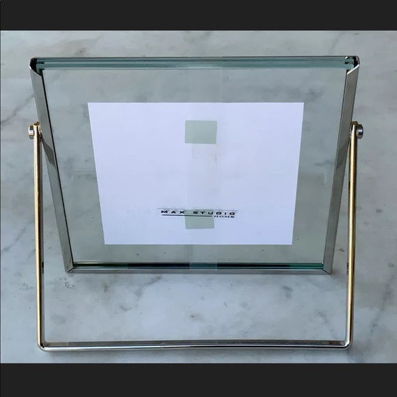 MAX STUDIO HOME PICTURE FRAME SILVER METAL SWIVEL NEW - Picture 4 of 4